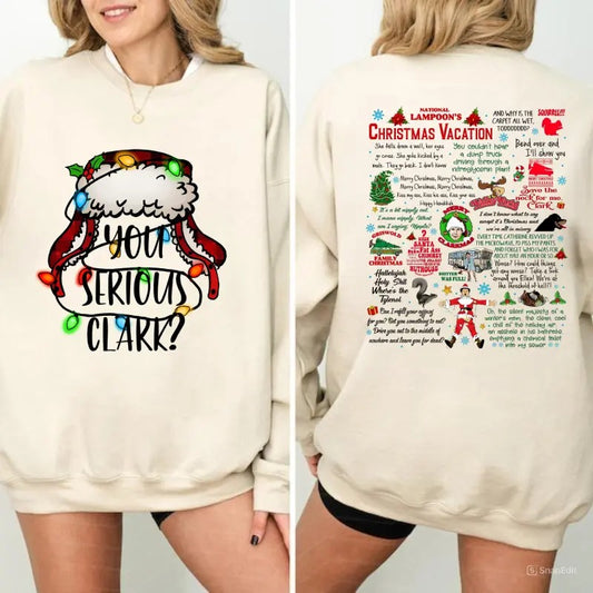Christmas Vacation Rant Sweatshirt, National Lampoons Sweatshirt, Christmas Vacation Quotes Hoodie, Clark Griswold...
