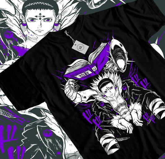 Chrollo Book Hunter X Hunter T-Shirt S-4XL Manga HXH Anime Graphic Tee Tshirt S-4XL