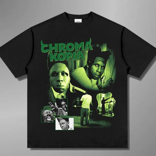 Chromakopia Artwork Shirt, Comfortable Cotton Graphic Tee for Menswear and Womenswear
