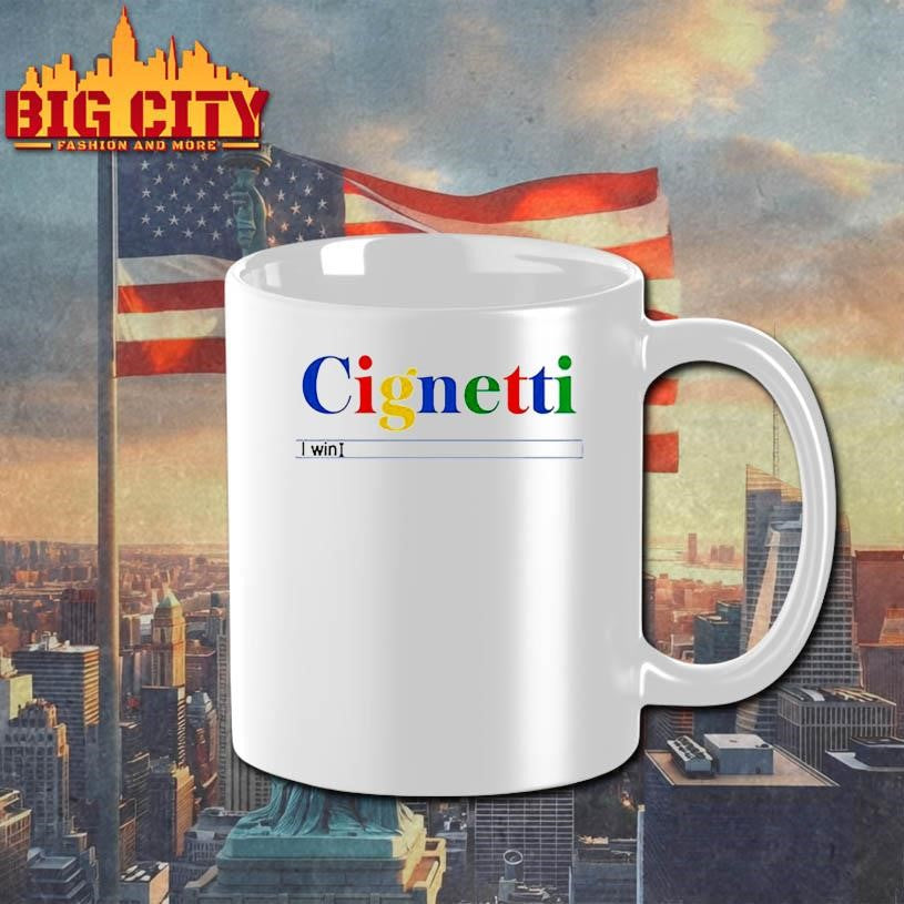 Cignetti i win search bar shirt