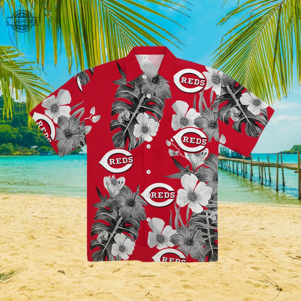 Cincinnati Reds Hawaiian Shirt And Shorts Inspired By Cincinnati Reds Hawaiian Shirt Giveaway 2023