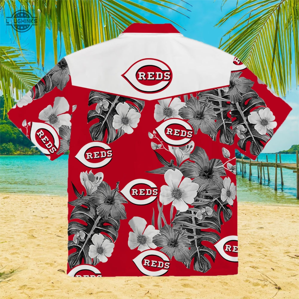 Cincinnati Reds Hawaiian Shirt And Shorts Inspired By Cincinnati Reds Hawaiian Shirt Giveaway 2023