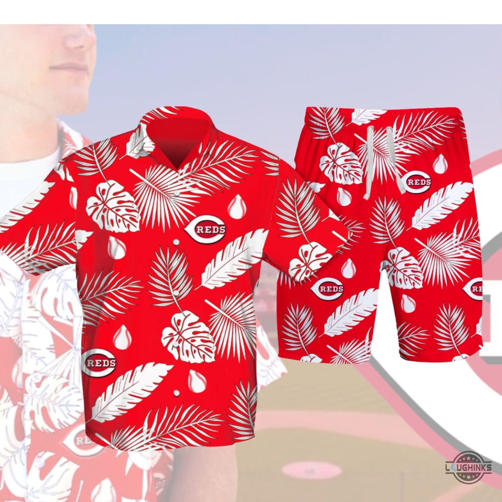 Cincinnati Reds Hawaiian Shirt For Blood Donors In July 2024 Reds Aloha Tropical Summer Button Up Shirts