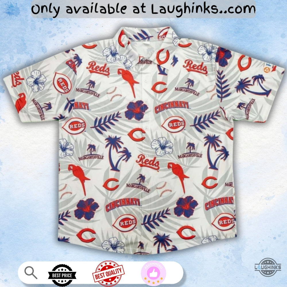 Cincinnati Reds Margaritaville Night Hawaiian Shirt Giveaway 2025