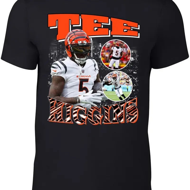 Cincinnati Tee Higgins Bootleg Style T-Shirt Hoodie, Sweatshirt | InkThreadWorks.com