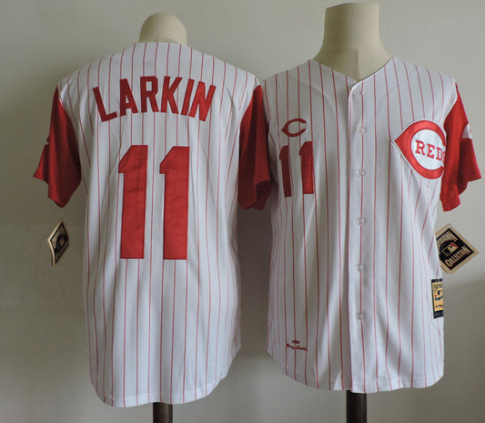 Cincinnati Reds #11 Barry Larkin Style 12