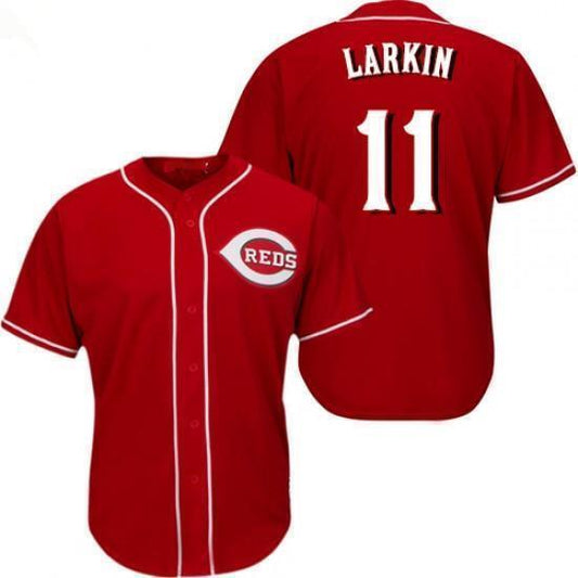 Cincinnati Reds #11 Barry Larkin Style 7