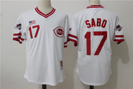 Cincinnati Reds #17 Chris Sabo Style 6