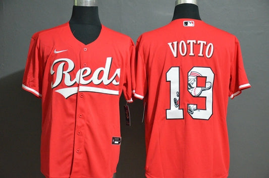 Cincinnati Reds #19 Joey Votto Style 1