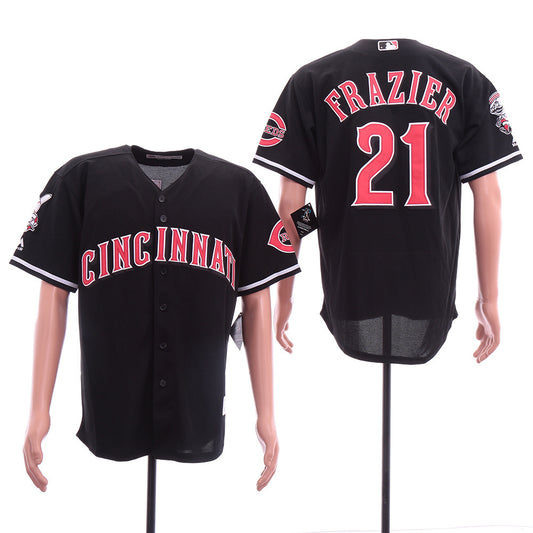 Cincinnati Reds #21 Deion Sanders Style 1