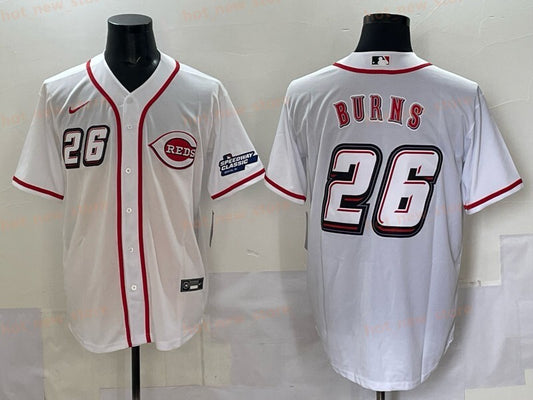 Cincinnati Reds #26 Chase Burns Reds Special Edition Style 1