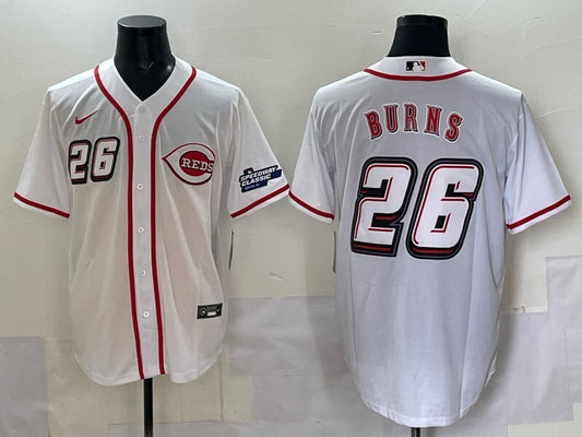 Cincinnati Reds #26 Chase Burns Reds Special Edition Style 2