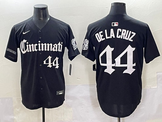 Cincinnati Reds #44 Elly De La Cruz Reds 5 Collaboration Style 1