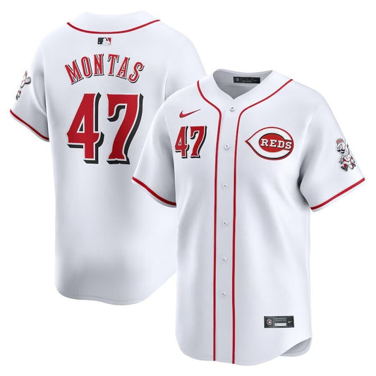 Cincinnati Reds #47 Frankie Montas Home Limited Player Jersey - White