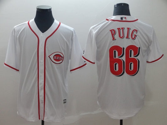 Cincinnati Reds #66 Yasiel Puig Style 1
