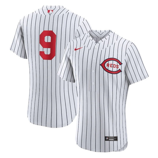 Cincinnati Reds #9 Mike Moustakas 2022 Field of Dreams Authentic Player Jersey - White