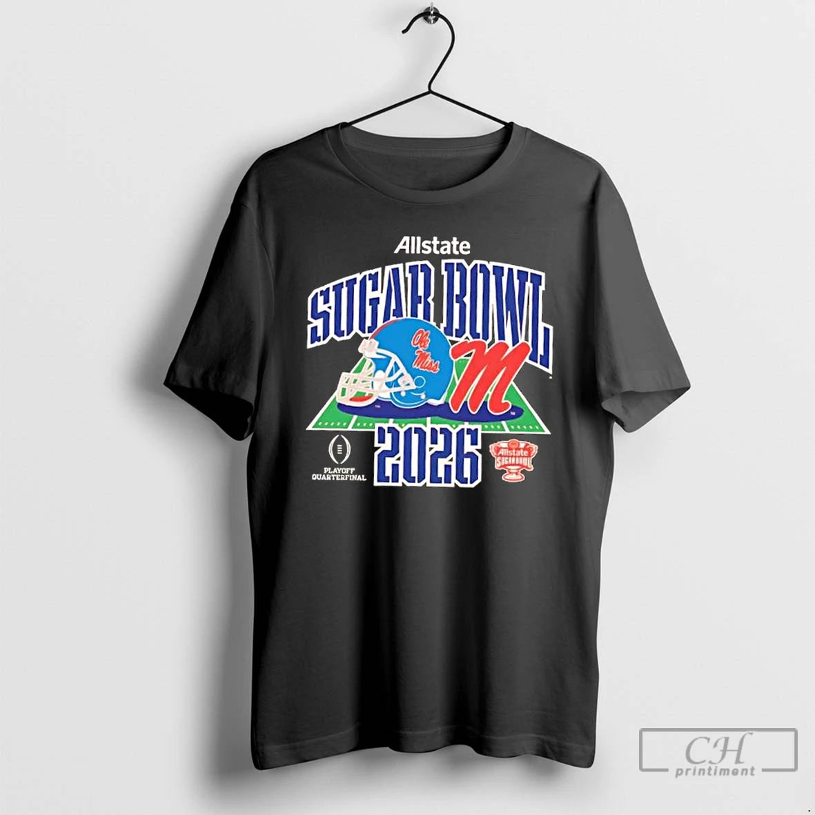 Classic 2026 Playoff Quarterfinal Allstate Sugar Bowl Ole Miss Football Helmet T-Shirts, Hoodie, Sweatshirt
