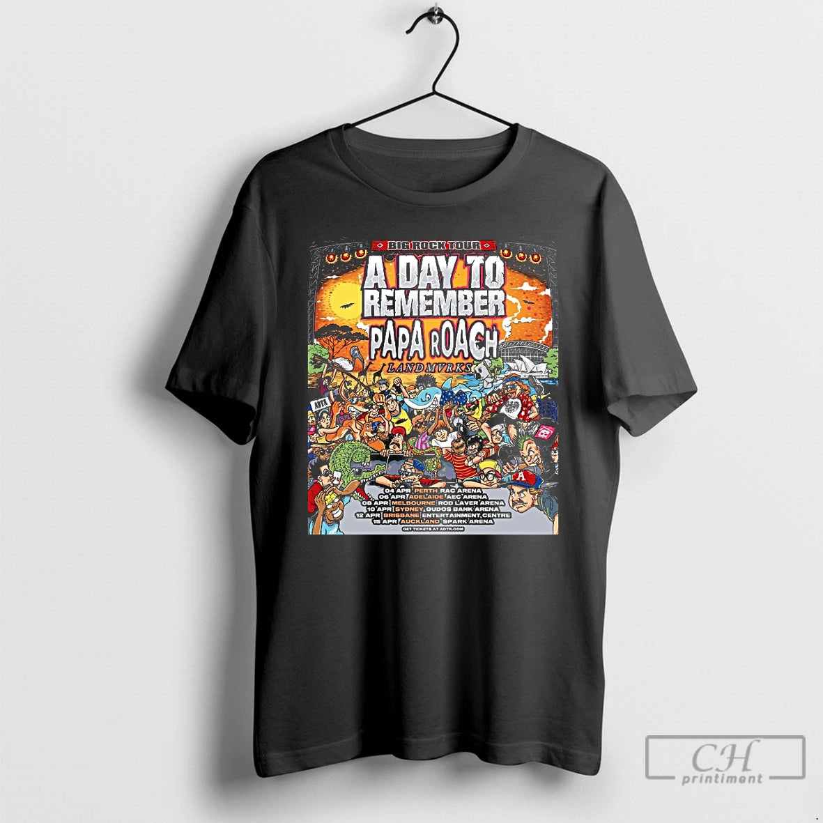 Classic A Day To Remember Big Rock Tour Show April 2025 T-Shirts, Hoodie, Sweatshirt | InkThreadWorks.com