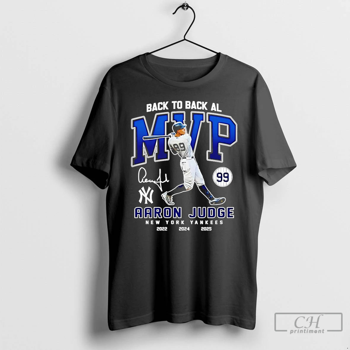 Classic Aaron Judge Back To Back Al Mvp 2 Time T-Shirts, Hoodie, Sweatshirt | InkThreadWorks.com