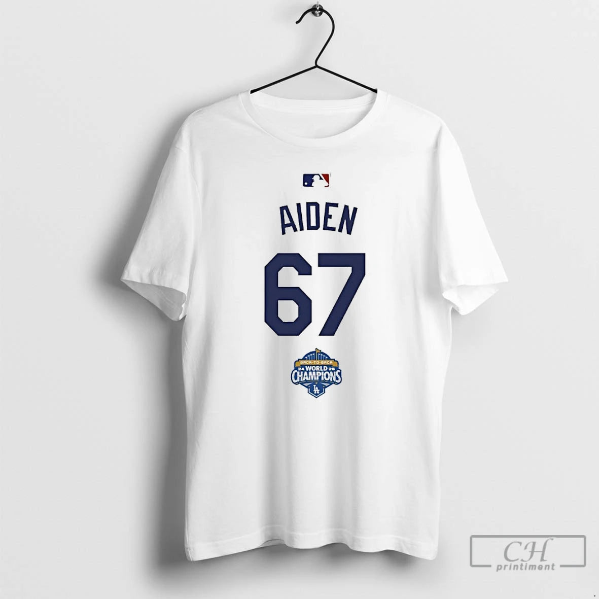 Classic Aiden 67 Back To Back Champs World Champions T-Shirts, Hoodie, Sweatshirt | InkThreadWorks.com