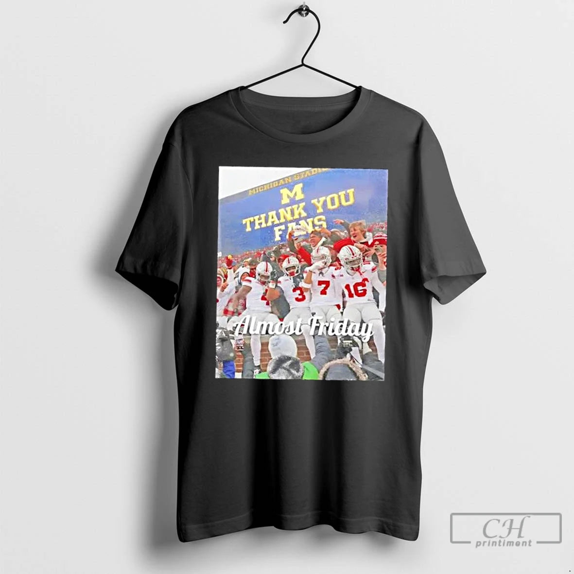 Classic Almost Friday Michigan Stadium Thank You Fans T-Shirts, Hoodie, Sweatshirt | InkThreadWorks.com