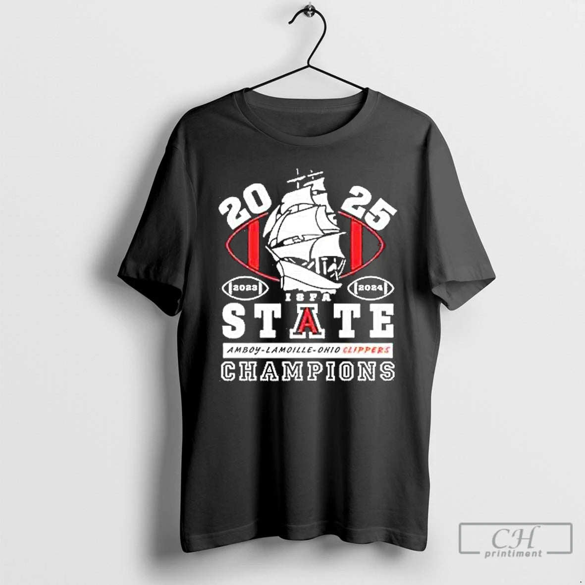 Classic Amboy Clipper Football 2025 State Champs T-Shirts, Hoodie, Sweatshirt | InkThreadWorks.com
