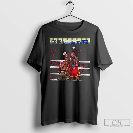 Classic Anthony Joshua Punch Out Level 1 Glass Jaw Jake Paul T-Shirts, Hoodie, Sweatshirt | InkThreadWorks.com