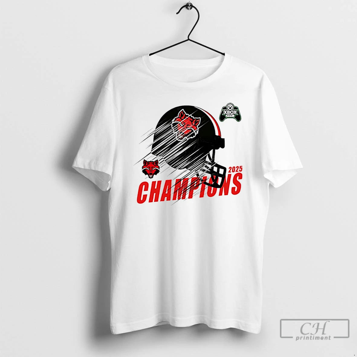 Classic Arkansas State Red Wolves Xbox Bowl Champions 2025 Football Helmet T-Shirts, Hoodie, Sweatshirt