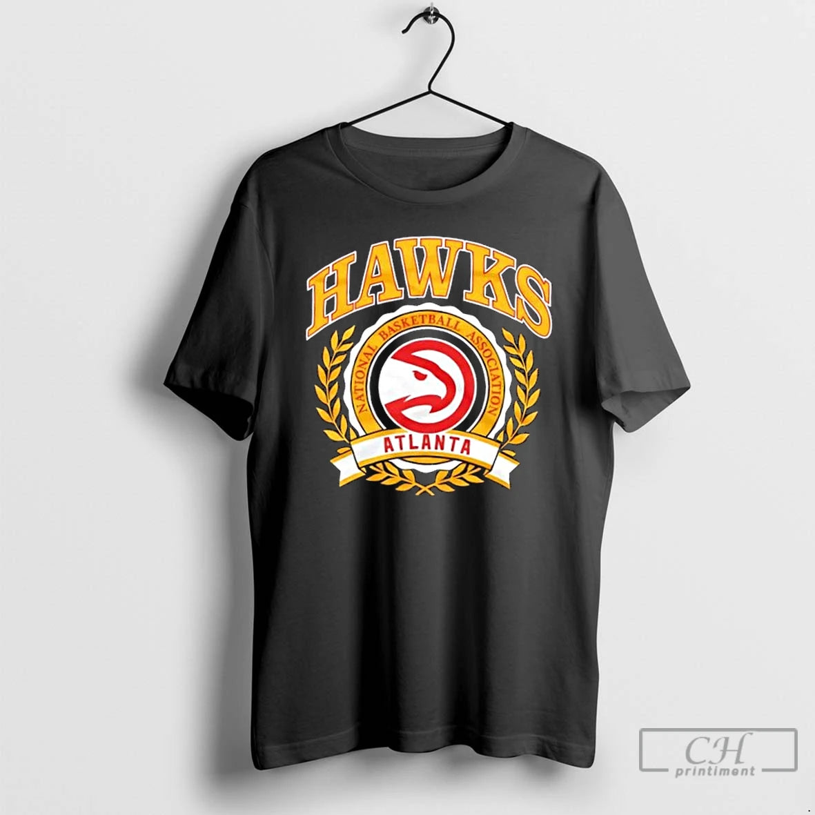 Classic Atlanta Hawks National Basketball Association Crest T-Shirts, Hoodie, Sweatshirt | InkThreadWorks.com