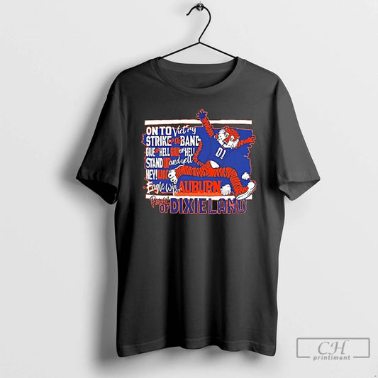 Classic Auburn Tigers Winning Chant On To Victory Strike Up The Band T Shirts Sweater Hoodie, Sweatshirt | InkThreadWorks.com