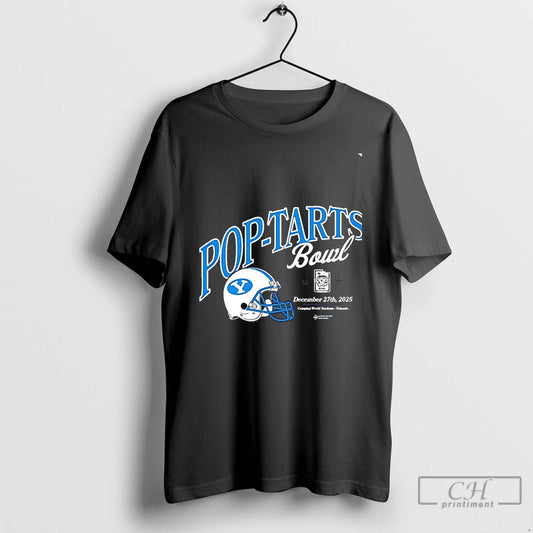 Classic Byu Cougars 2025 Pop Tarts Bowl Helmet Chriast T-Shirts, Hoodie, Sweatshirt | InkThreadWorks.com