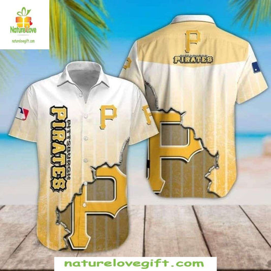 MLB Pittsburgh Pirates Hawaiian Shirt Stylish Baseball Apparel PZ7OVTVB