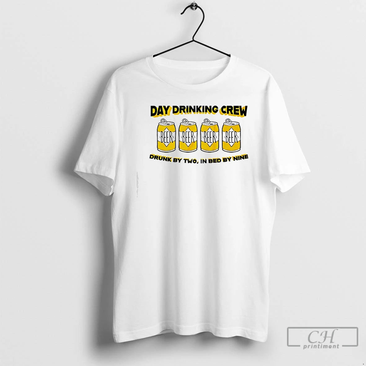 Classic Beer Day Drinking Crew Drunk By Two In Bed By Nine T Shirts Sweater Hoodie, Sweatshirt | InkThreadWorks.com