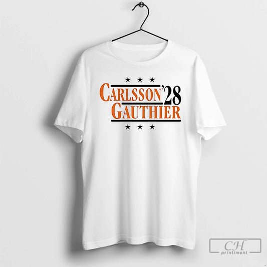 Classic Carlsson And Gauthier 28 Anaheim Hockey T-Shirts, Hoodie, Sweatshirt | InkThreadWorks.com