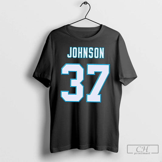 Classic Carolina Panthers Rb Montrell Johnson Number 37 T-Shirts, Hoodie, Sweatshirt | InkThreadWorks.com