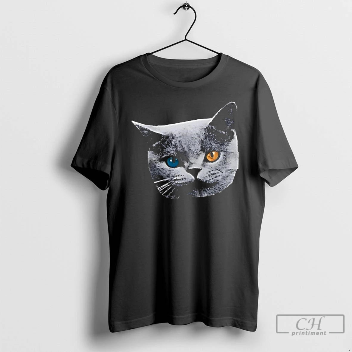 Classic Cat British Shorthair Heterochromia T-Shirts, Hoodie, Sweatshirt | InkThreadWorks.com