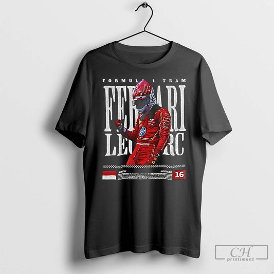 Classic Charles Leclerc Ferrari F1 Mclaren Racing World Champion T-Shirts, Hoodie, Sweatshirt | InkThreadWorks.com