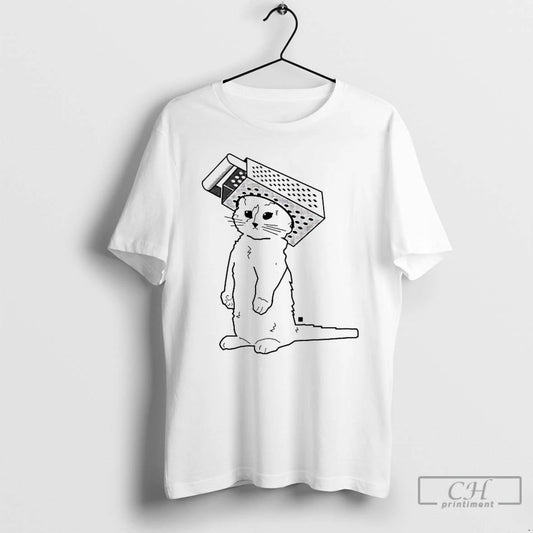 Classic Cheese Grater Gary Cat Head T-Shirts, Hoodie, Sweatshirt | InkThreadWorks.com