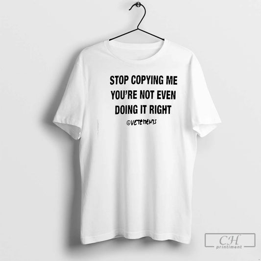 Classic Chris Brown Stop Copying Me You Not Even Doing It Right T Shirts Sweater Hoodie, Sweatshirt | InkThreadWorks.com
