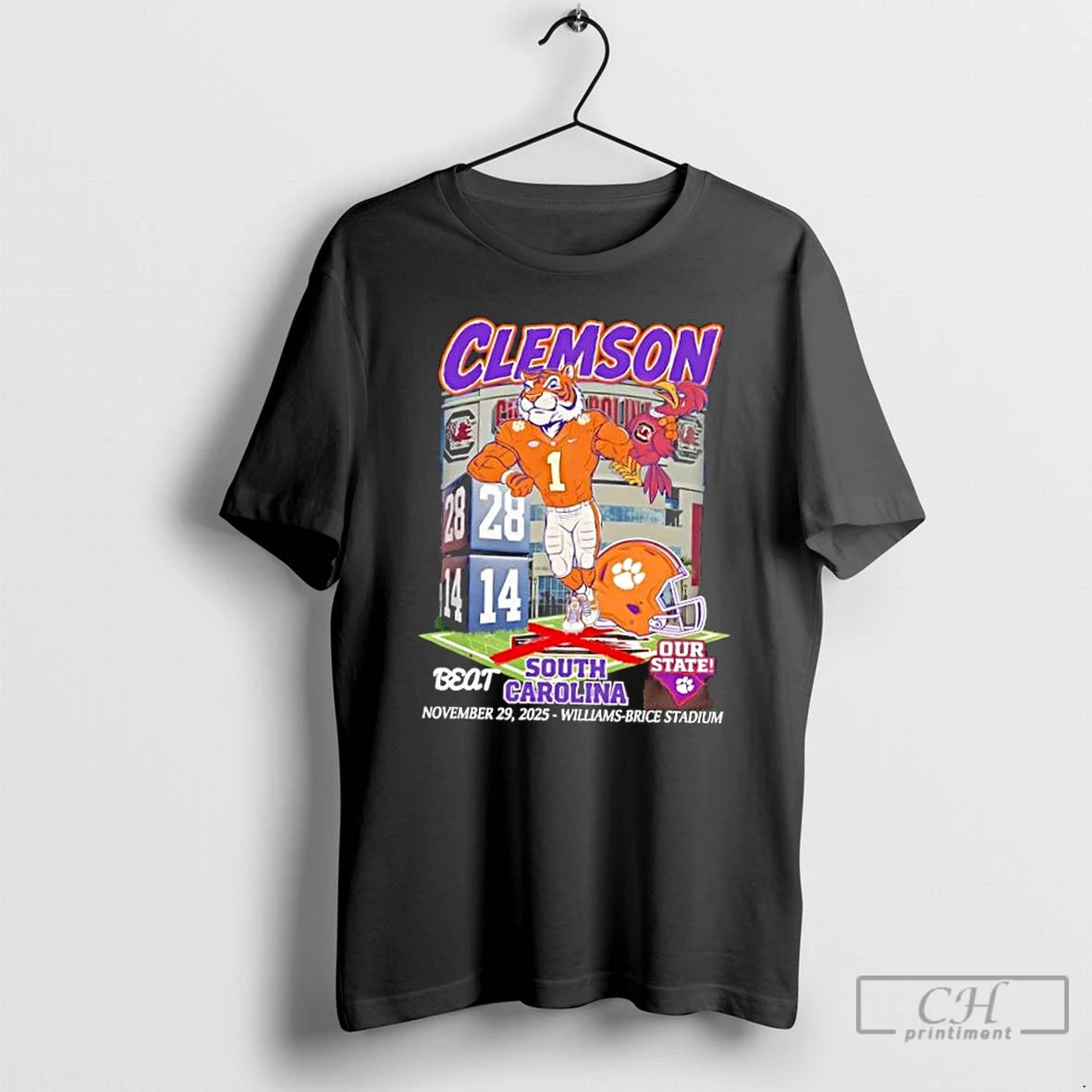 Classic Clemson Tigers Beat South Carolina Gamecocks Williams Brice Stadium T-Shirts, Hoodie, Sweatshirt | InkThreadWorks.com