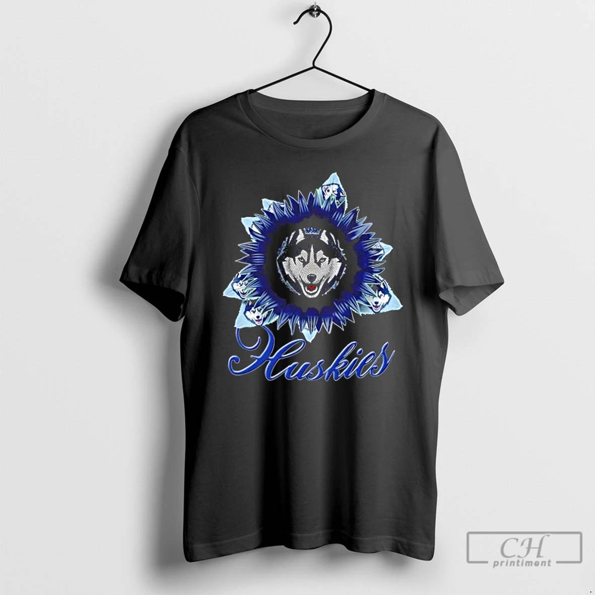 Classic Connecticut Huskies X Sunflower Graphic T-Shirts, Hoodie, Sweatshirt | InkThreadWorks.com