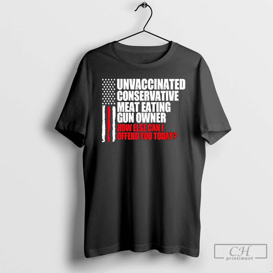 Classic Crews Control Unvaccinated Conservative Meat Eating Gun Owner T-Shirts, Hoodie, Sweatshirt | InkThreadWorks.com