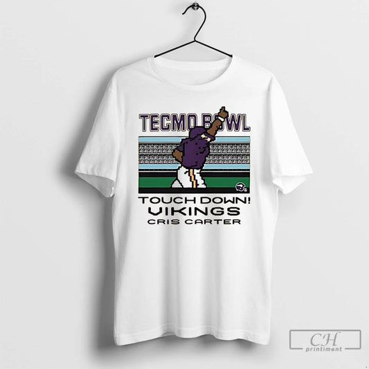 Classic Cris Carter Techmo Bowl Touchdown Minnesota Vikings T-Shirts, Hoodie, Sweatshirt | InkThreadWorks.com