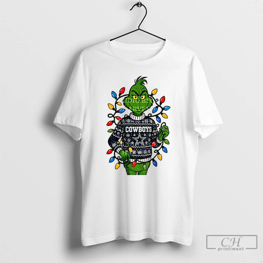 Classic Dallas Cowboys Grinchmas Grinch Christmas In Dallas T-Shirts, Hoodie, Sweatshirt | InkThreadWorks.com