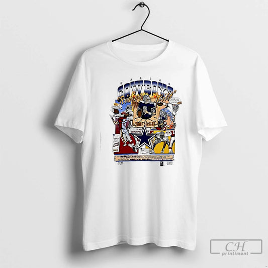 Classic Dallas Cowboys Riding Wild Troy Aikmanthe Triplets T-Shirts, Hoodie, Sweatshirt | InkThreadWorks.com
