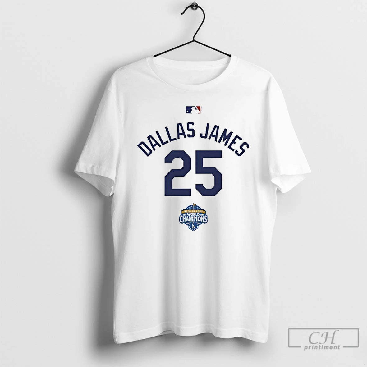 Classic Dallas James 25 Back To Back Champs World Champions T-Shirts, Hoodie, Sweatshirt | InkThreadWorks.com