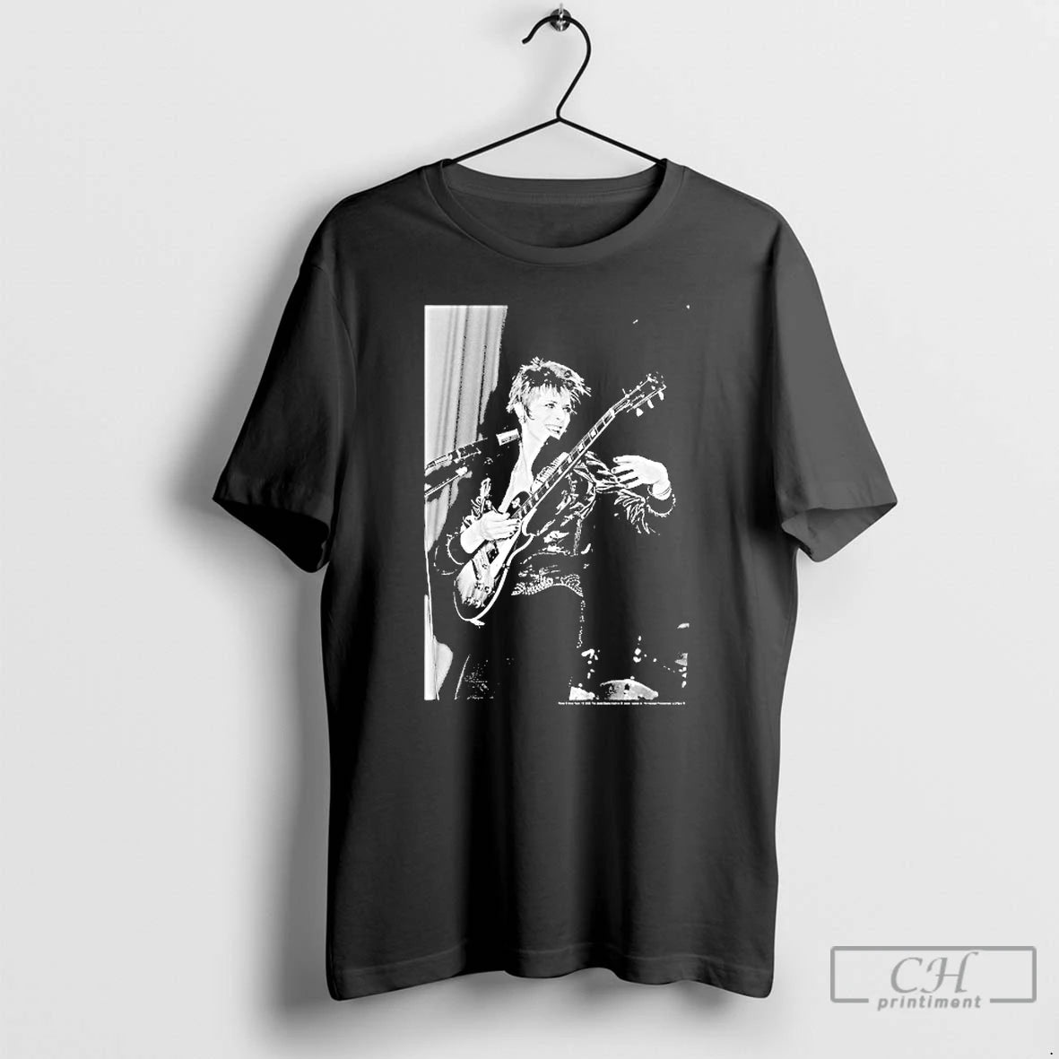 Classic David Bowie Smiling Guitar T-Shirts, Hoodie, Sweatshirt
