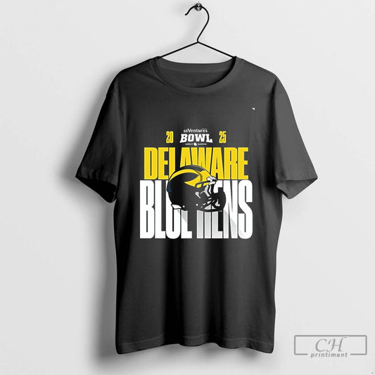 Classic Delaware Blue Hens 2025 68 Ventures Bowl Helmet Chriast T-Shirts, Hoodie, Sweatshirt | InkThreadWorks.com