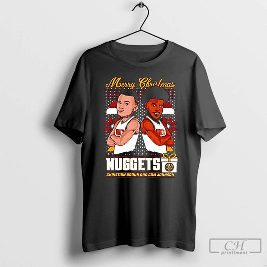 Classic Denver Nuggets Christmas Braun Johnson Graphic T-Shirts, Hoodie, Sweatshirt | InkThreadWorks.com