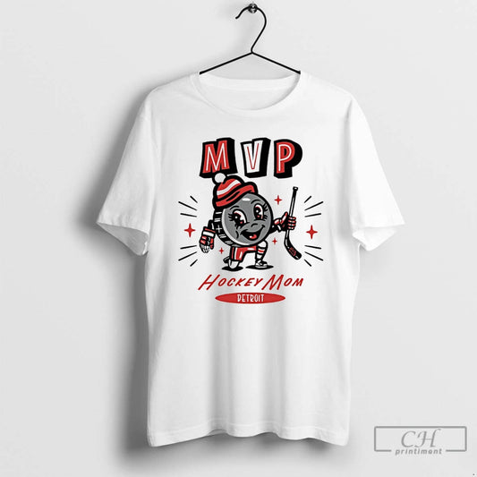 Classic Detroit Red Wings 2025 Mvp Hockey Mom T-Shirts, Hoodie, Sweatshirt | InkThreadWorks.com